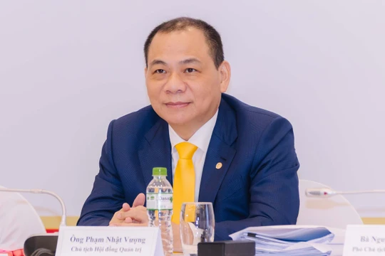 Ông Phạm Nhật Vượng - Chủ tịch HĐQT Vingroup. Ảnh: LN 