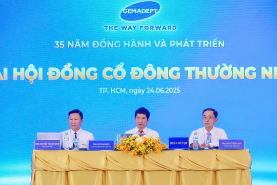 Đại hội đồng cổ đông thường niên năm 2025 của Gemadept. Ảnh: HL 