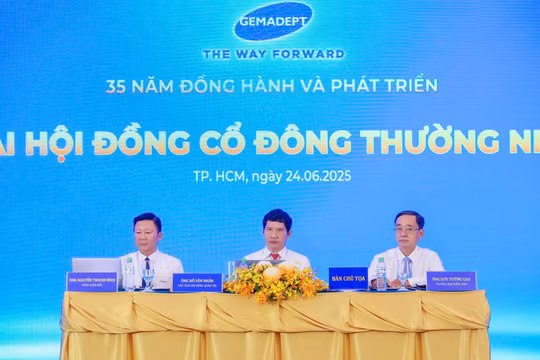 Đại hội đồng cổ đông thường niên năm 2025 của Gemadept. Ảnh: HL 