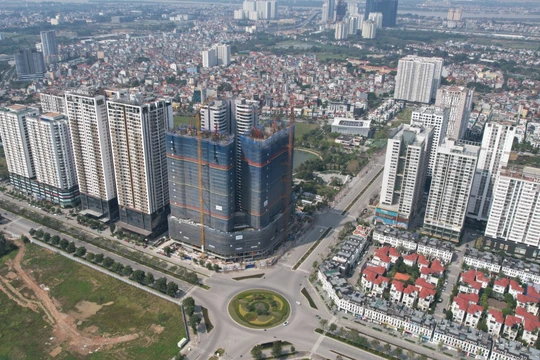 Một góc dự án Ngoại Giao Đoàn tại Hà Nội. Ảnh: Hoàng Hùng