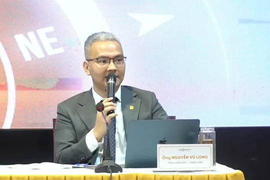 Ông Nguyễn Vũ Long - Tổng giám đốc VNDirect. Ảnh: Nhật Minh 