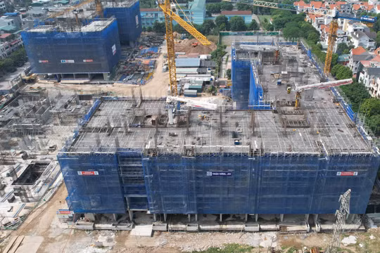 Tồn kho của doanh nghiệp phát triển nhà ở tăng mạnh. Ảnh: HT