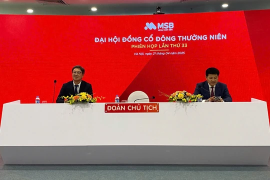 Đại hội đồng cổ đông thường niên năm 2025 của MSB. Ảnh: NM 