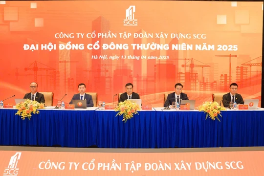 ĐCĐCĐ thường niên năm 2025 của Tập đoàn Xây dựng SCG. Ảnh: Nhật Minh 
