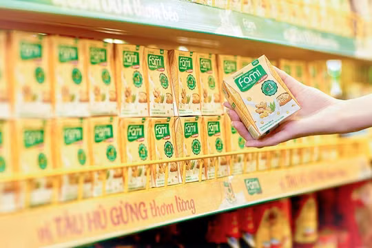 QNS vẫn thống trị "thị trường ngách" của mình: sữa đậu nành hộp giấy.