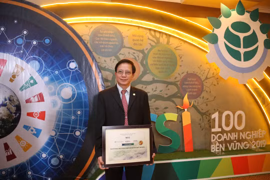 Phó Chủ tịch HĐQT HDBank Nguyễn Thành Đô tại Lễ công bố các doanh nghiệp bền vững năm 2019