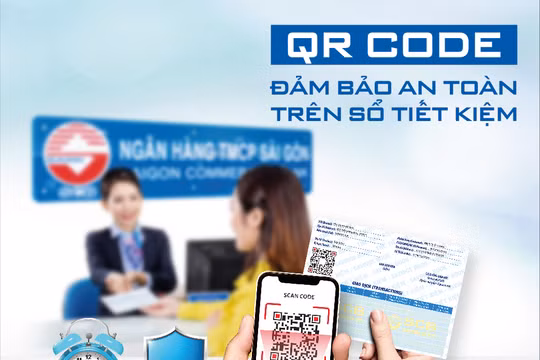 SCB triển khai tính năng tra cứu thông tin sổ tiết kiệm bằng mã QR Code