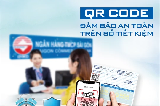 SCB triển khai tính năng tra cứu thông tin sổ tiết kiệm bằng mã QR Code