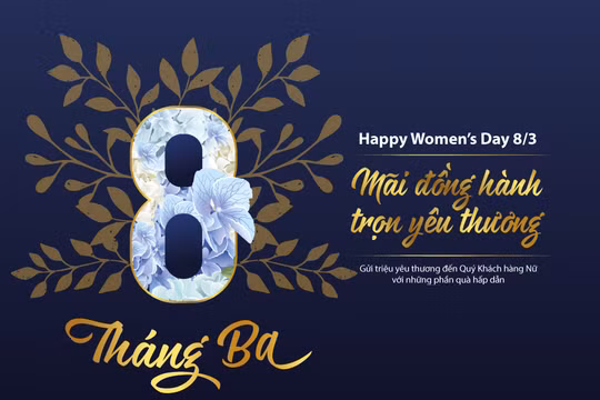 SCB tri ân khách hàng nữ nhân dịp 8/3