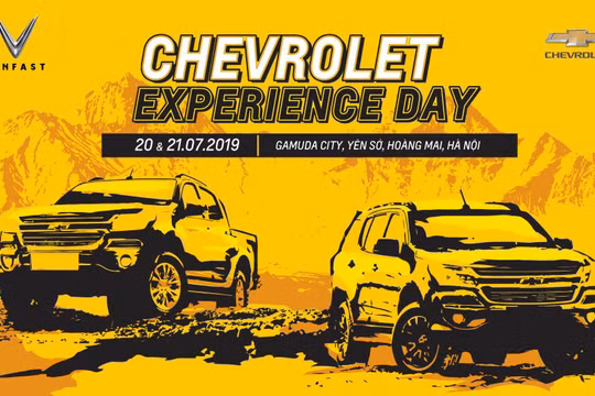 Những người tham gia sự kiện Chevrolet Experience Day sẽ được trải nghiệm hai dòng xe bán tải Colorado và SUV Trailblazer