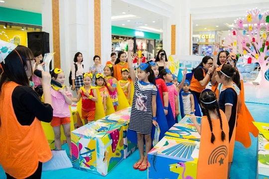 Khu vui chơi Cầu Vồng ngày 1/6 tại Vincom sẽ trở thành tâm điểm của Ngày Quốc tế Thiếu nhi