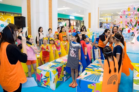 Khu vui chơi Cầu Vồng ngày 1/6 tại Vincom sẽ trở thành tâm điểm của Ngày Quốc tế Thiếu nhi