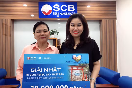 SCB trao tặng những chuyến du lịch giá trị cho khách hàng