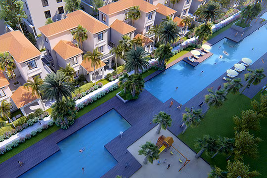 Với 5 hồ bơi trong lòng dự án và các hồ bơi riêng trong từng căn hộ, Sunshine Crystal River khẳng định đẳng cấp của phong cách sống nghỉ dưỡng thượng lưu và quý tộc.