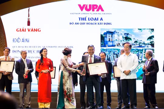Vingroup cùng lúc đạt 3 giải thưởng ở 3 hạng mục danh giá nhất của Giải thưởng Quy hoạch đô thị Quốc gia