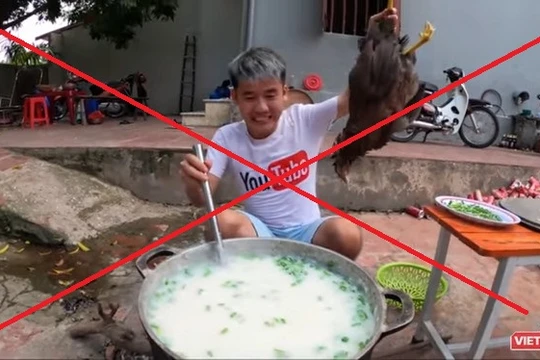 Chủ một kênh Youtube phản cảm đã bị cơ quan chức năng xử lý.