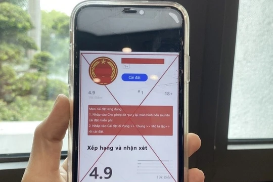 Người dân cần cảnh giác phần mềm Dịch vụ công “giả mạo”.