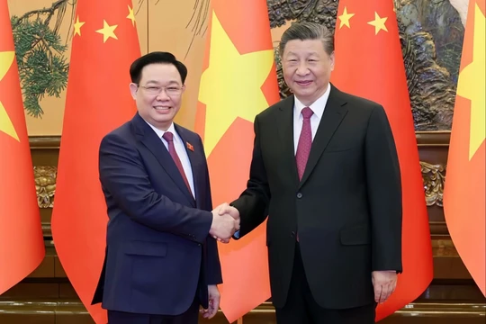 Chủ tịch Quốc hội Vương Đình Huệ hội kiến Tổng Bí thư, Chủ tịch nước Trung Quốc