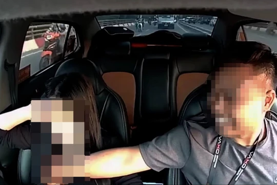 Lái xe ô tô trong clip 'làm tài xế cũng áp lực' vi phạm hàng loạt lỗi