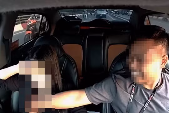 Lái xe ô tô trong clip 'làm tài xế cũng áp lực' vi phạm hàng loạt lỗi