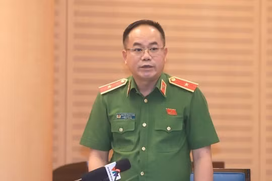 Thiếu tướng Nguyễn Thanh Tùng, Phó giám đốc Công an TP Hà Nội.
