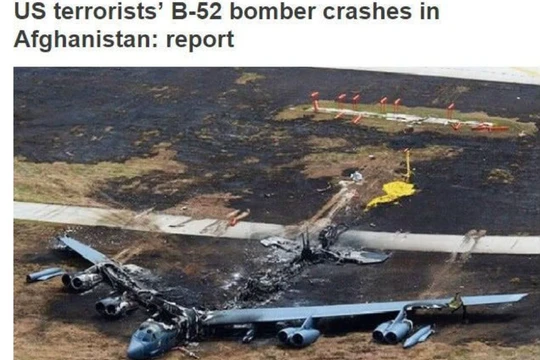 Thông tin về việc Taliban bắn hạ B-52 của Mỹ trên truyền thông quốc tế 