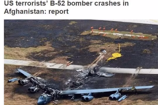 Thông tin về việc Taliban bắn hạ B-52 của Mỹ trên truyền thông quốc tế 