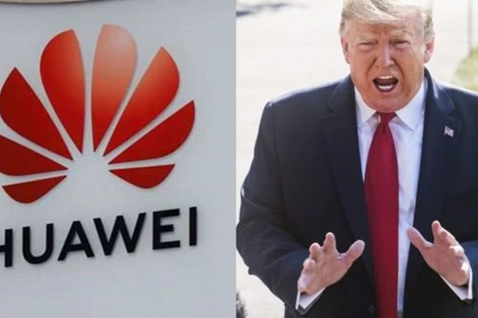 Tổng thống Donald Trump tuyên bố với các phóng viên trước khi lên máy bay từ New Jersey về Nhà Trắng: "Tôi căn bản không muốn làm ăn với Huawei vì đó là mối đe dọa đối với an ninh quốc gia” 