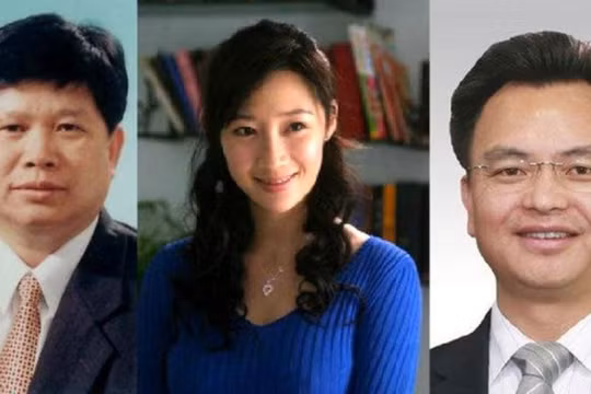 Hứa Thu Lâm, người tình dùng chung của hai đời Bí thư thành ủy Yết Dương Vạn Khánh Lương (phải) và Trần Hoằng Bình (trái).