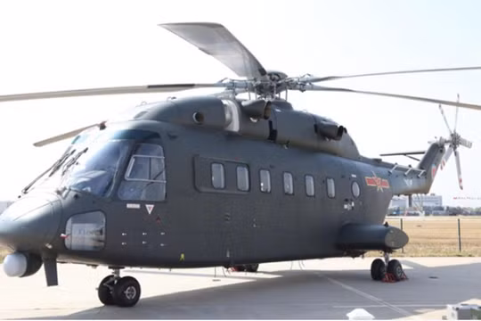 Chiếc trực thăng vận tải Zh-8G cùng loại với chiếc máy bay bị tai nạn hôm 11/10.