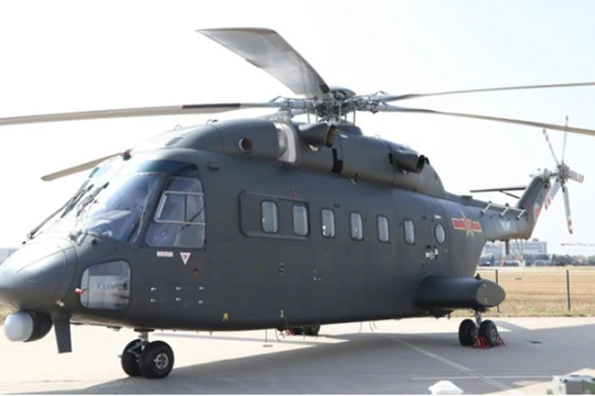 Chiếc trực thăng vận tải Zh-8G cùng loại với chiếc máy bay bị tai nạn hôm 11/10.