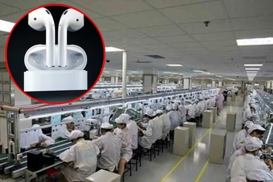 Công ty Goertek Trung Quốc quyết định chuyển dây chuyền sản xuất tai nghe không dây AirPods sang Việt Nam