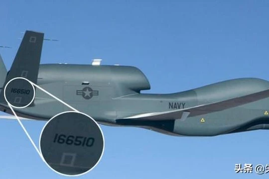 Chiếc máy bay không người lái tối tân RQ-4A BAMS-D số hiệu 166510 này đã bị Iran bắn hạ hôm 19/6