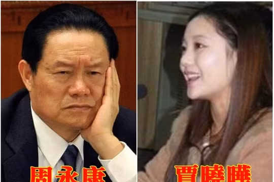 Ông Chu Vĩnh Khang và người vợ hai kém 28 tuổi, biên tập viên CCTV-2 Giả Hiểu Diệp.