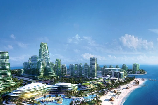 Một phần Dự án Forest City của Tập đoàn Bích Quế Viên Trung Quốc đang "mắc kẹt" bởi chính sách của Thủ tướng Mahathir Mohamad 