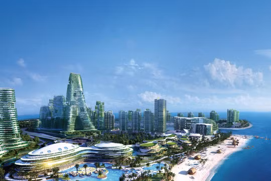 Một phần Dự án Forest City của Tập đoàn Bích Quế Viên Trung Quốc đang "mắc kẹt" bởi chính sách của Thủ tướng Mahathir Mohamad 