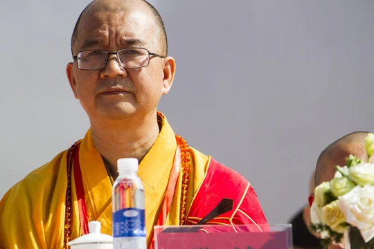 Pháp sư Thích Học Thành - người vừa bị Hội đồng trị sự Hiệp hội Phật giáo Trung Quốc bãi chức vì xâm hại tình dục các nữ đệ tử