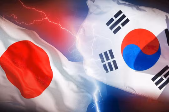 Quan hệ Hàn Quốc - Nhật Bản đang xấu đi nghiêm trọng do vấn đề lịch sử để lại. Ảnh: RTI