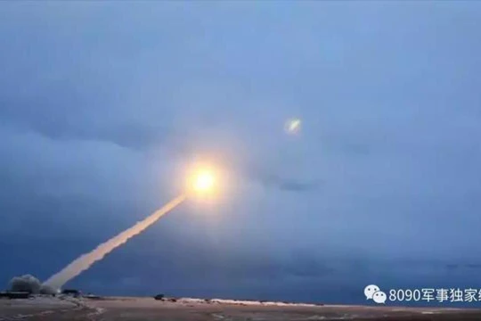 Một vụ phóng thử nghiệm tên lửa sử dụng sức đẩy hạt nhân 9M370 Burevestnik 