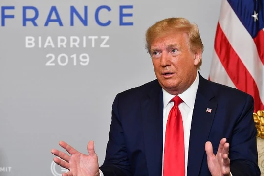 Ông Trump nói đoàn đàm phán phía Trung Quốc đã gọi điện cho Mỹ bày tỏ muốn quay lại bàn đàm phán về thương mại hai nước, nhưng phía Trung Quốc nói không có chuyện đó. Ảnh: Đông Phương