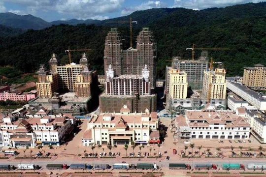 Đặc khu kinh tế Boten ở biên giới Lào - Trung Quốc đang được xây dựng.