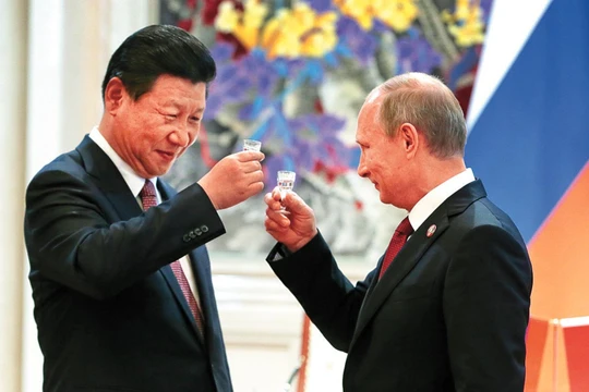 Phương Tây đang ngày càng lo lắng về việc quan hệ giữa Moscow và Bắc Kinh đang được tăng cường.