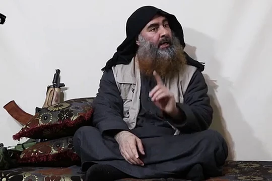 Trùm khủng bố Baghdadi, thủ lĩnh "Nhà nước Hồi giáo" ISIS bị đăch nhiệm Mỹ tiêu diệt hôm 27/10.