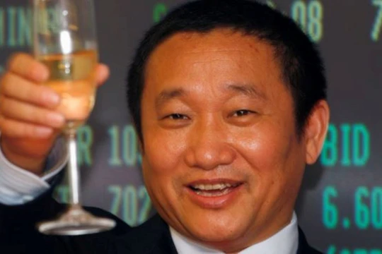 Tỷ phú Trung Quốc Lưu Trung Điền, người vừa bị Mỹ khởi tố về các tội lừa đảo và rửa tiền quốc tế 