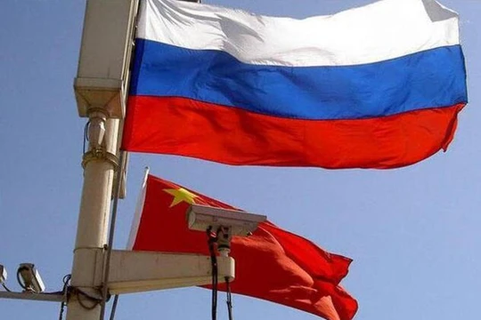 Với việc quan hệ Trung - Mỹ xấu đi do chương trình thương mại, quan hệ Trung - Nga ngày càng phát triển, nhất là trong lĩnh vực thương mại. Ảnh: Internet 