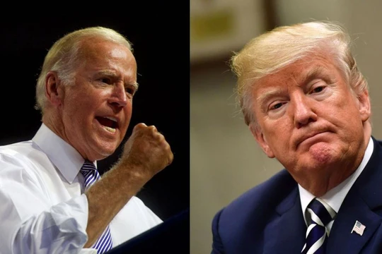 Hai ông Joe Biden và Donald Trump thường xuyên đấu khẩu trong vấn đề chính sách đối với Trung Quốc 