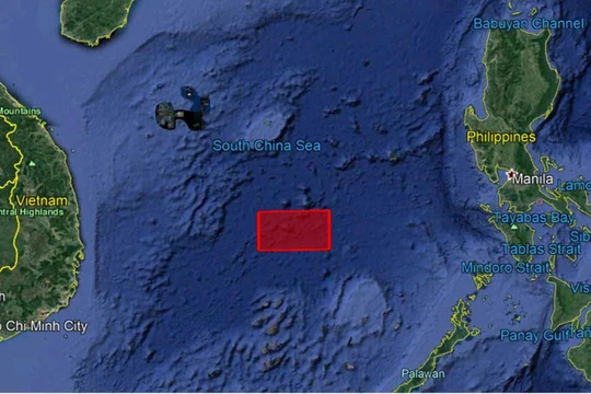 Khu vực biển rộng 22.200 km2 trên Biển Đông bị Trung Quốc khoanh thành vùng cấm để tập trận