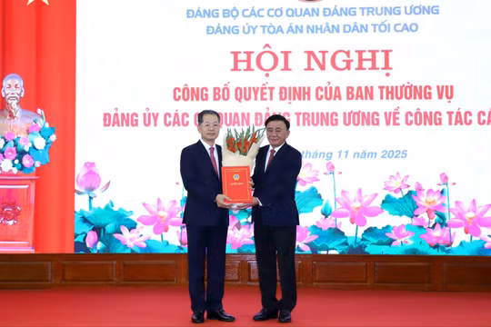 Ông Nguyễn Văn Quảng làm Bí thư Đảng ủy Tòa án nhân dân Tối cao
