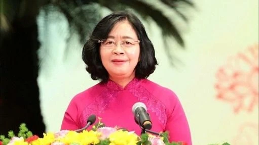 Bà Bùi Thị Minh Hoài làm Bí thư Đảng ủy Mặt trận Tổ quốc