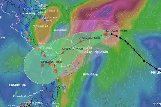 Hoàn lưu bão số 12 kết hợp không khí lạnh, Quảng Trị – Huế – Đà Nẵng có thể mưa trên 900 mm